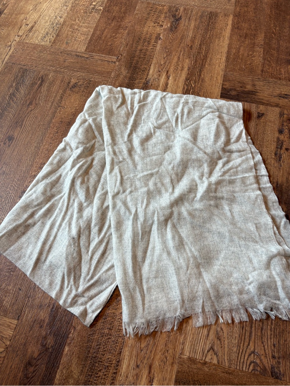 Nordstrom Gray Cashmere Scarf